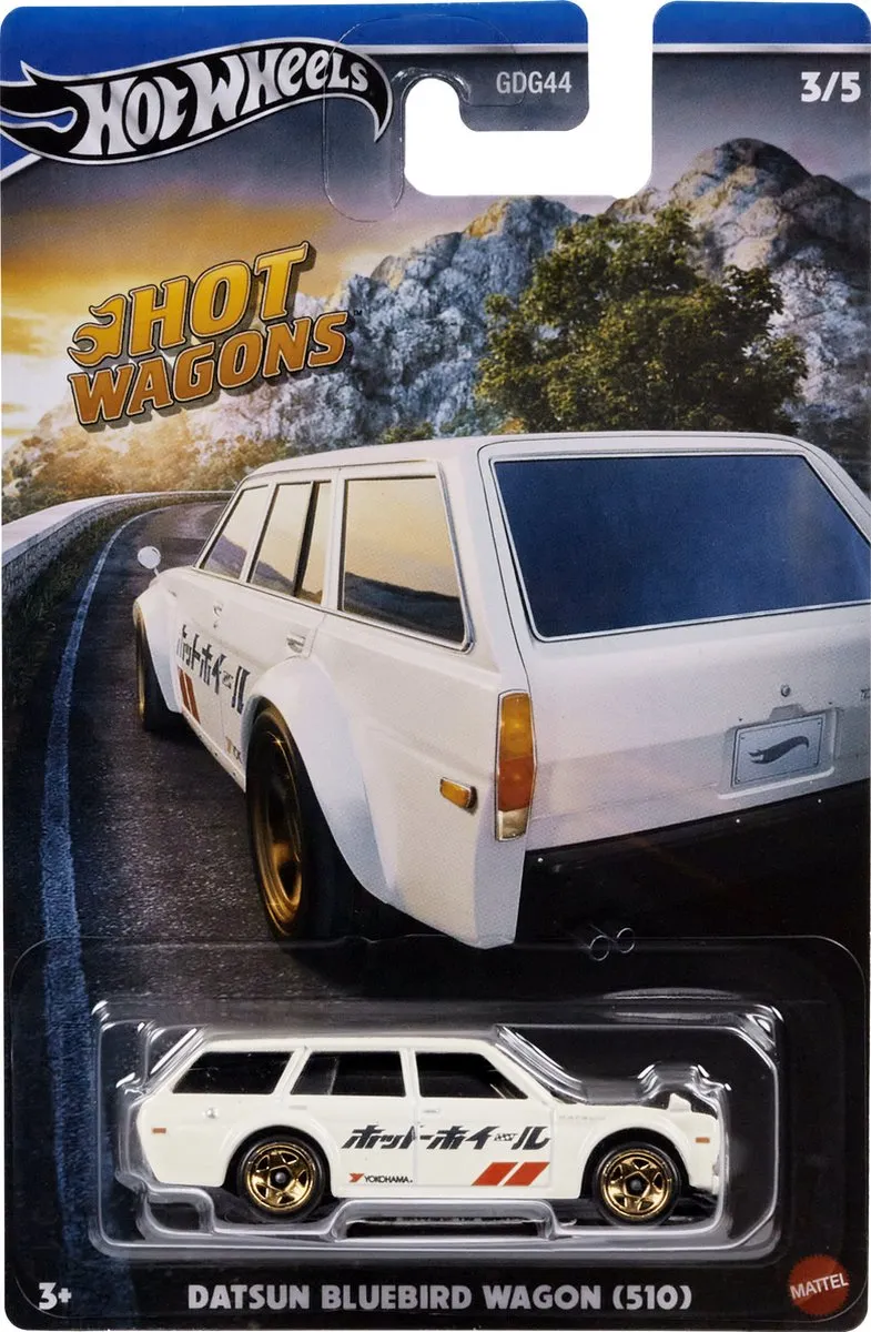Hot Wheels HRR88 Auto - Metaal/Kunststof - Zwart/Rood/Wit