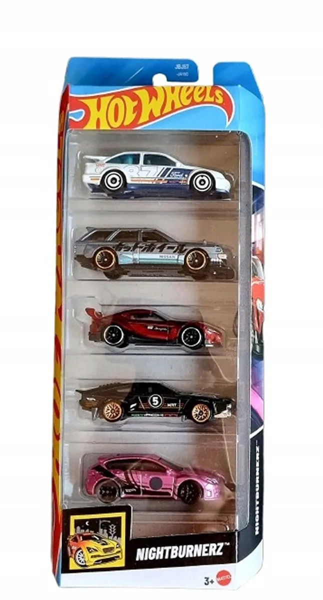 Hot Wheels Nightburnerz HW 2024 5 Auto's