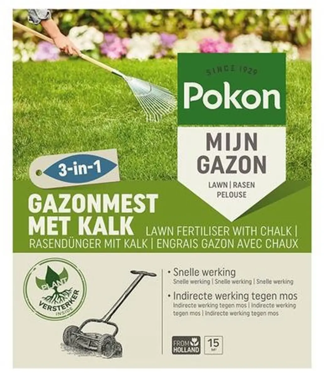 Pokon Gazonmest met Kalk 2kg