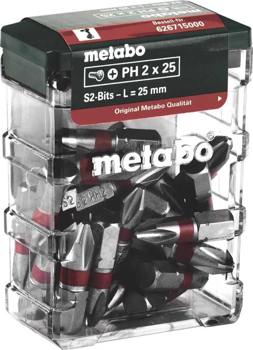 Metabo Bit doos PH 2, SP, 25 stuks