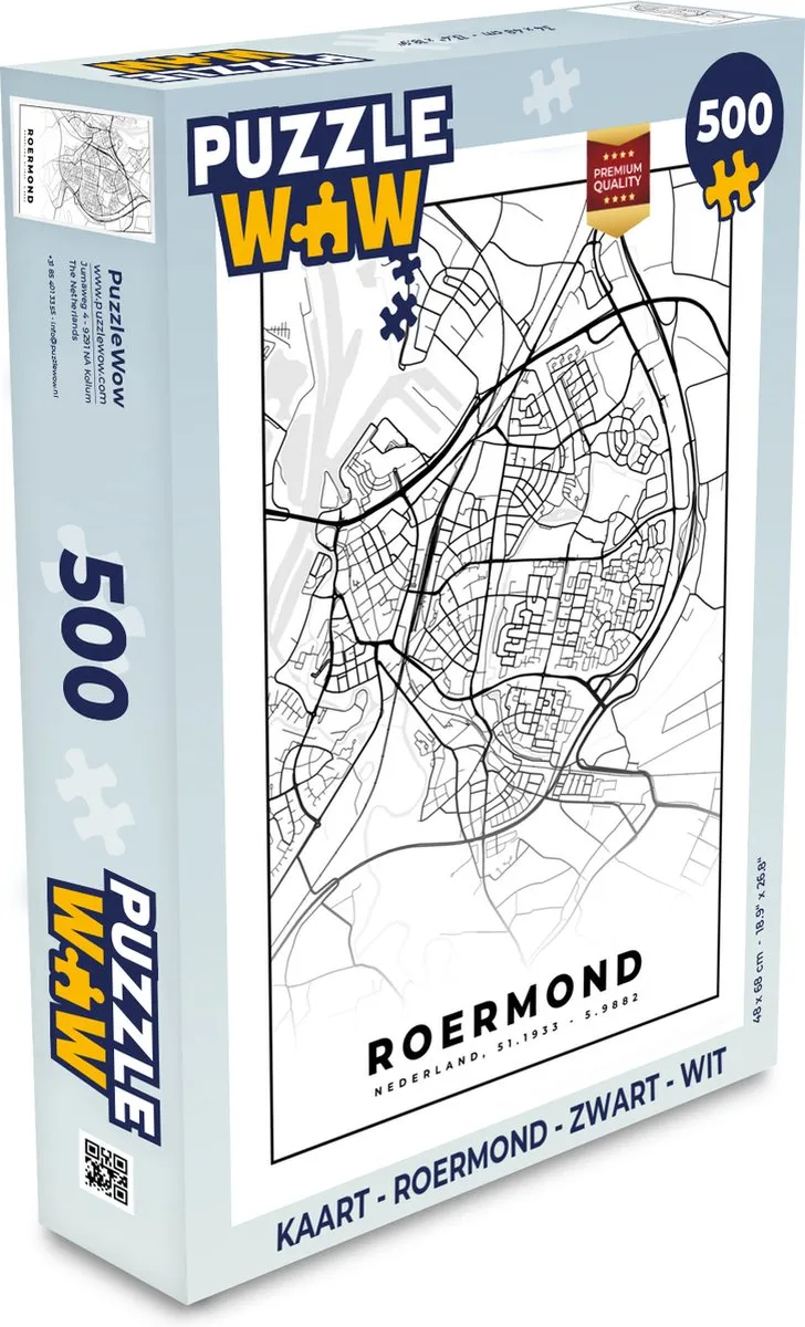 PuzzleWow Roermond Legpuzzel 500 Stuks