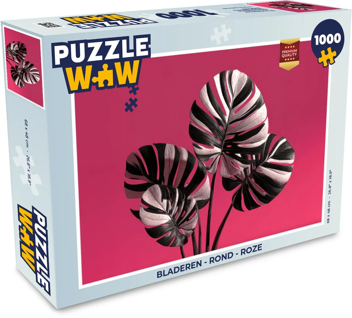 PuzzleWow Bladeren Rond Legpuzzel 1000 Stuks