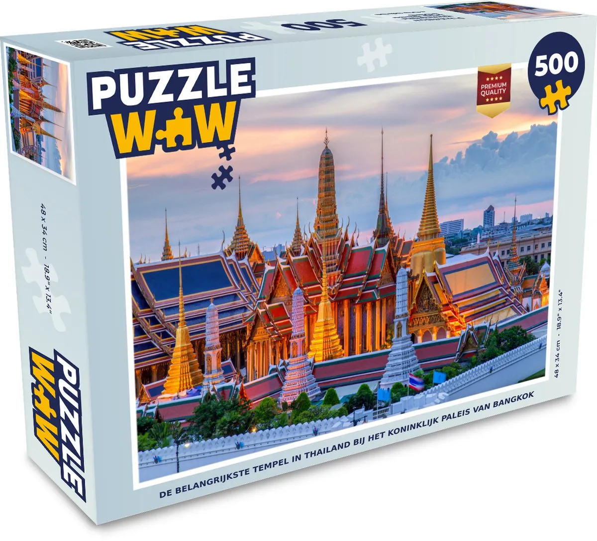 PuzzleWow Thailand Legpuzzel 500 Stuks