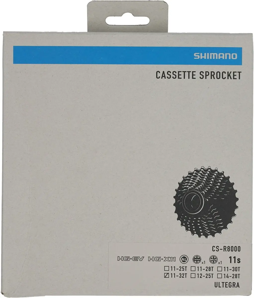 Shimano Ultegra CS-R8000 11-Speed Cassette 11-32T - Zilver