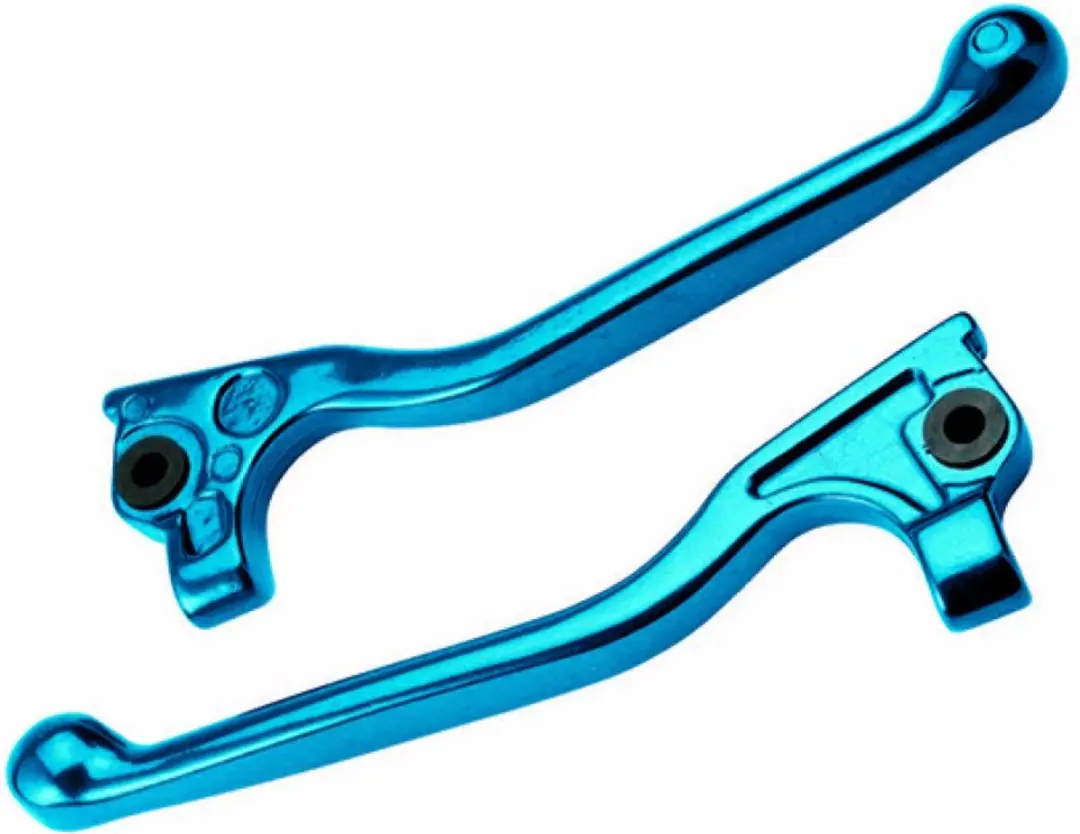 Paar rechter blauwe remgrepen Vicma voor Peugeot 50 Speedfight 1 scooter Nieuw
