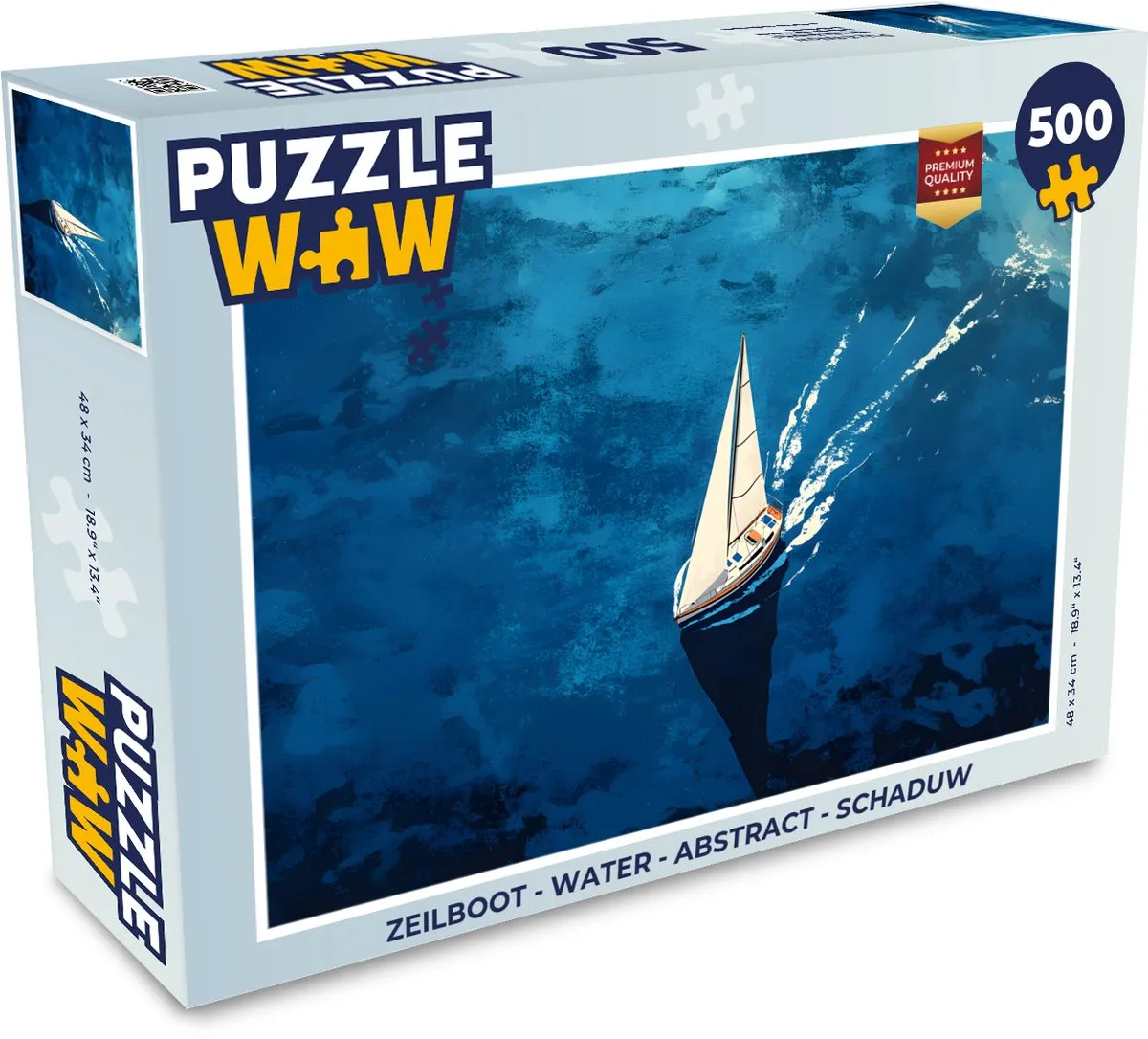 PuzzleWow Zeilboot Legpuzzel 500 Stuks