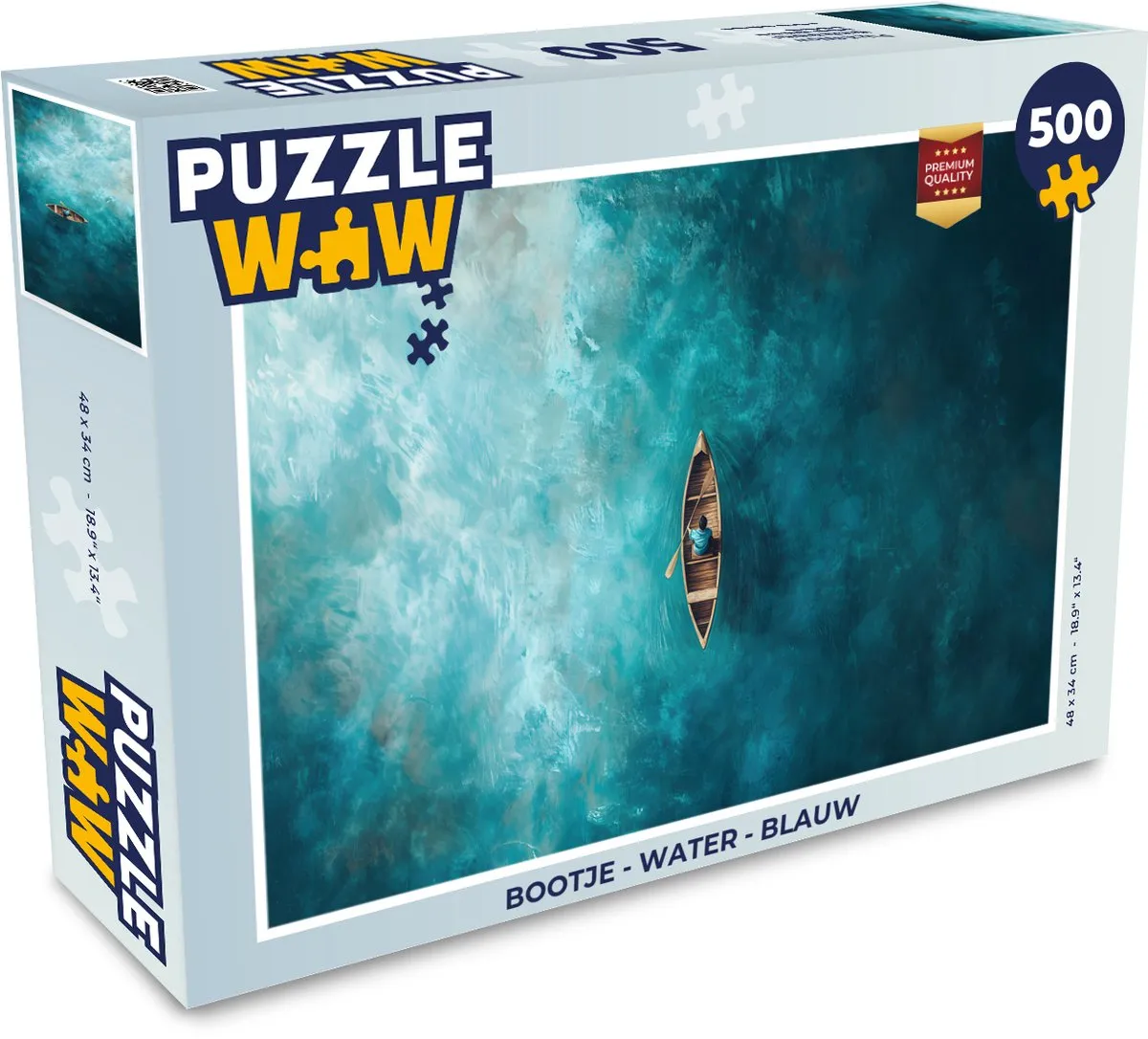 PuzzleWow Bootje Water Legpuzzel 500 Stuks