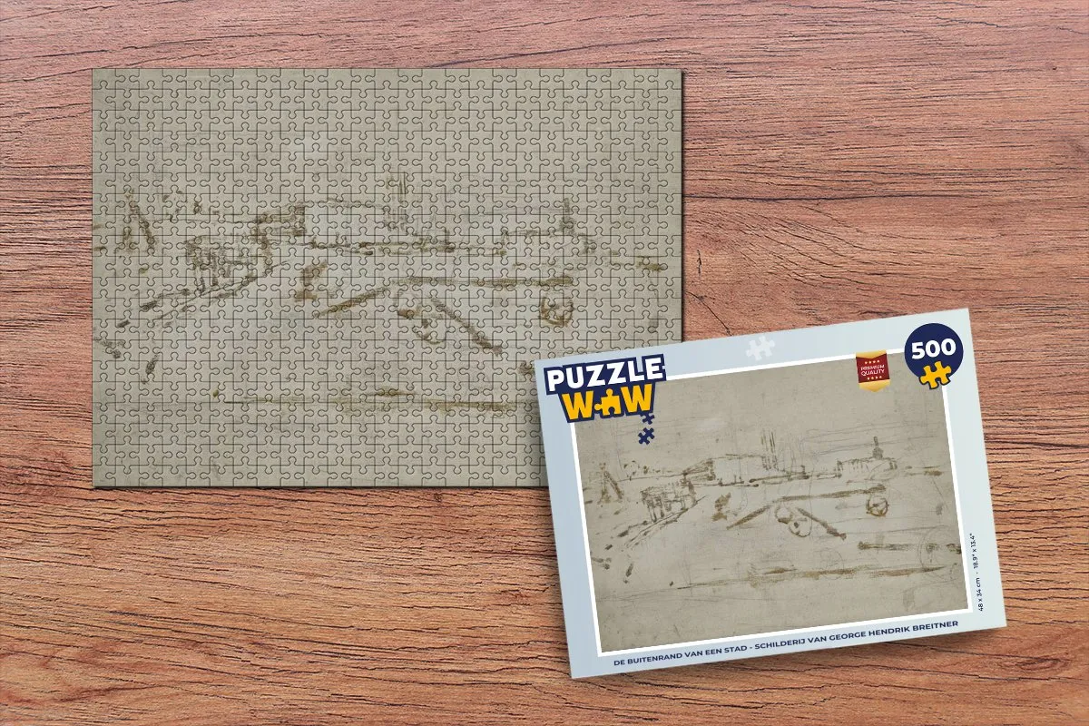 PuzzleWow Legpuzzel De buitenrand van een stad
