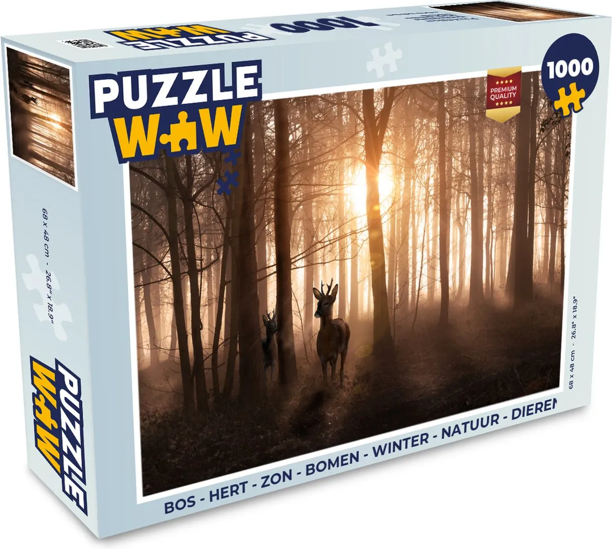 PuzzleWow Legpuzzel 1000 Stuks
