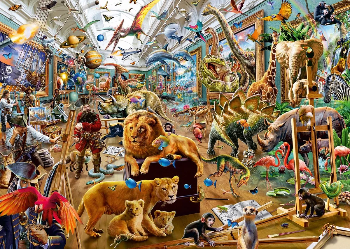 Ravensburger Chaos in de Galerie Legpuzzel 1000 Stuks - 169962