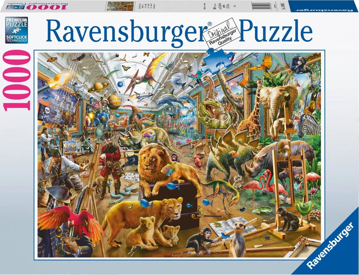 Ravensburger Chaos in de Galerie Legpuzzel 1000 Stuks