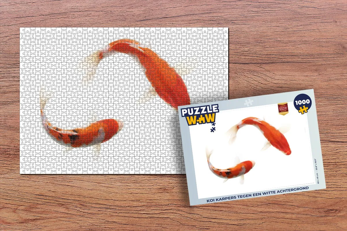 PuzzleWow Legpuzzel Koi Karpers 1000 Stuks