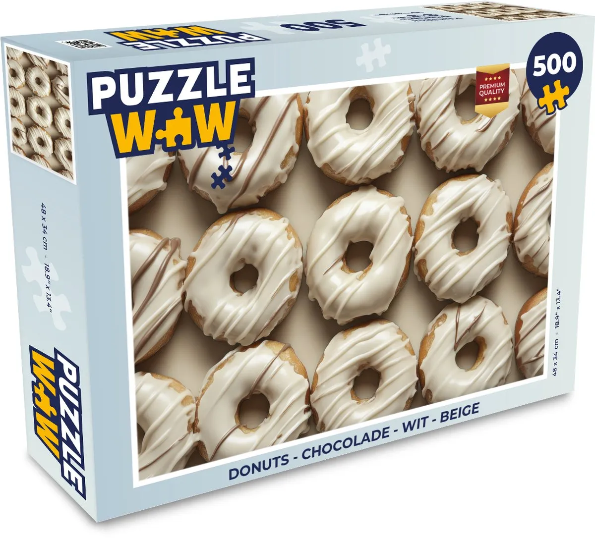 PuzzleWow Donuts Legpuzzel 500 Stuks