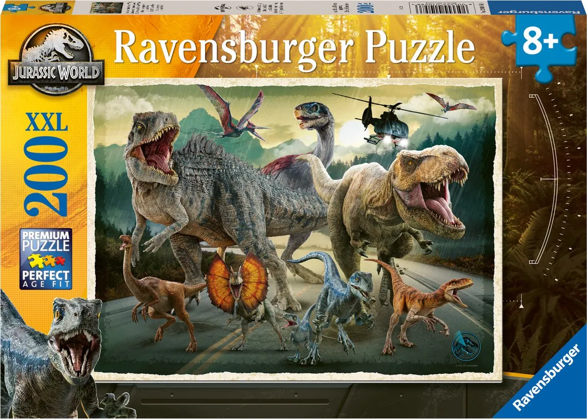 Ravensburger Jurassic World Legpuzzel 200 Stuks - Multicolor