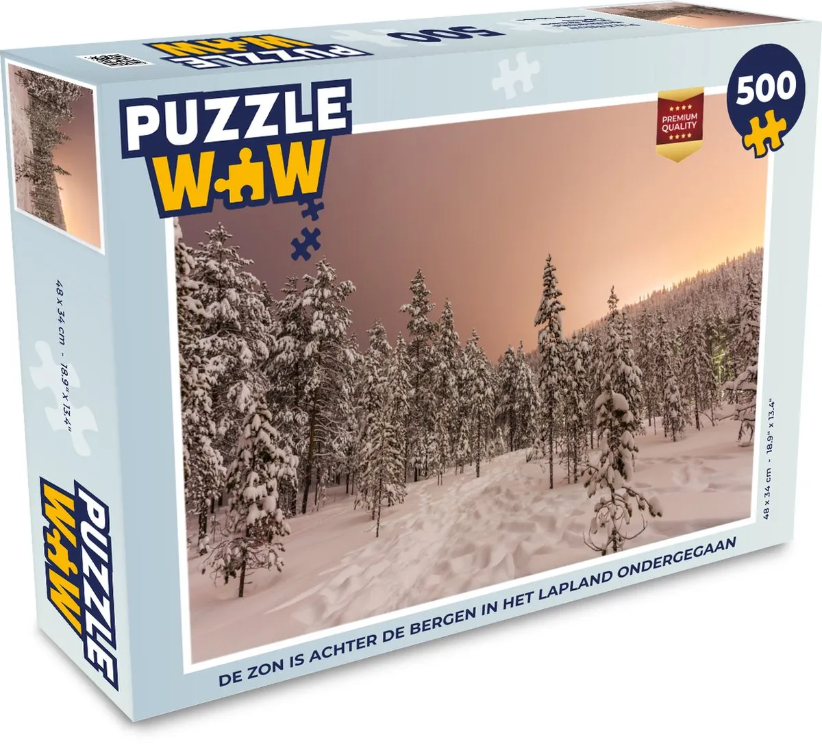 PuzzleWow Legpuzzel 500 Stuks - Multicolor