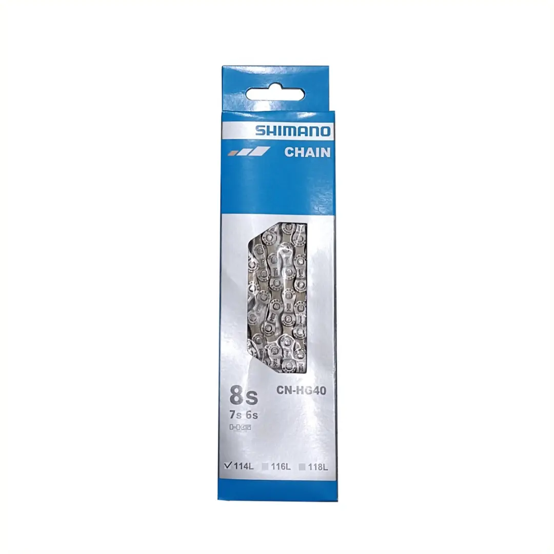 Shimano CN-HG40 Fietsketting 114-schakels - 8-Speed - Zwart - afbeelding 6 van 6