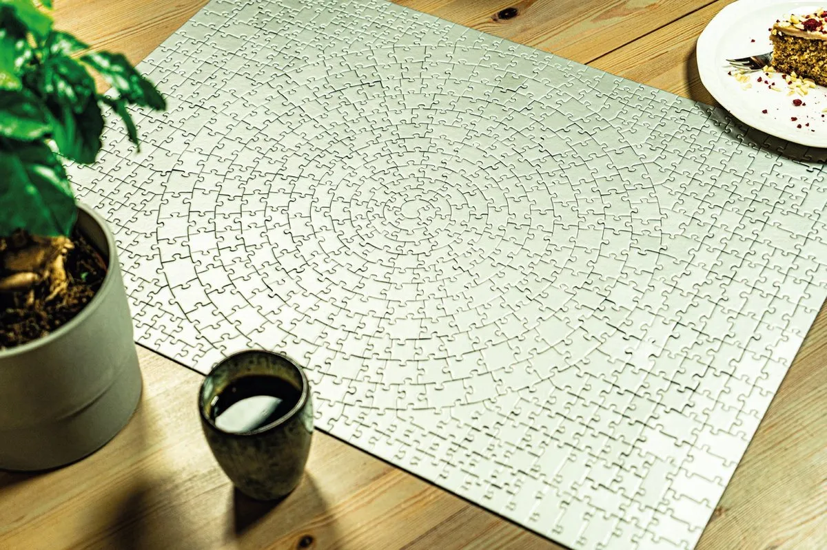 Ravensburger Krypt Puzzel 654 Stuks - Zilver