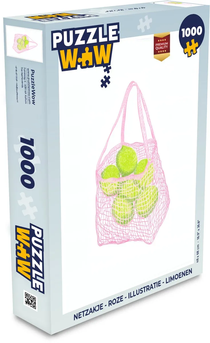 PuzzleWow Netzakje Limoenen 1000 Stuks