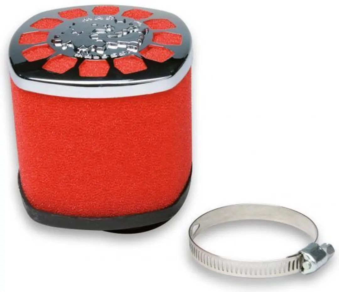 Filtre à air cornet droit MALOSSI Red Filter E14 Ø35.5mm cyclomoteur pour scoo
