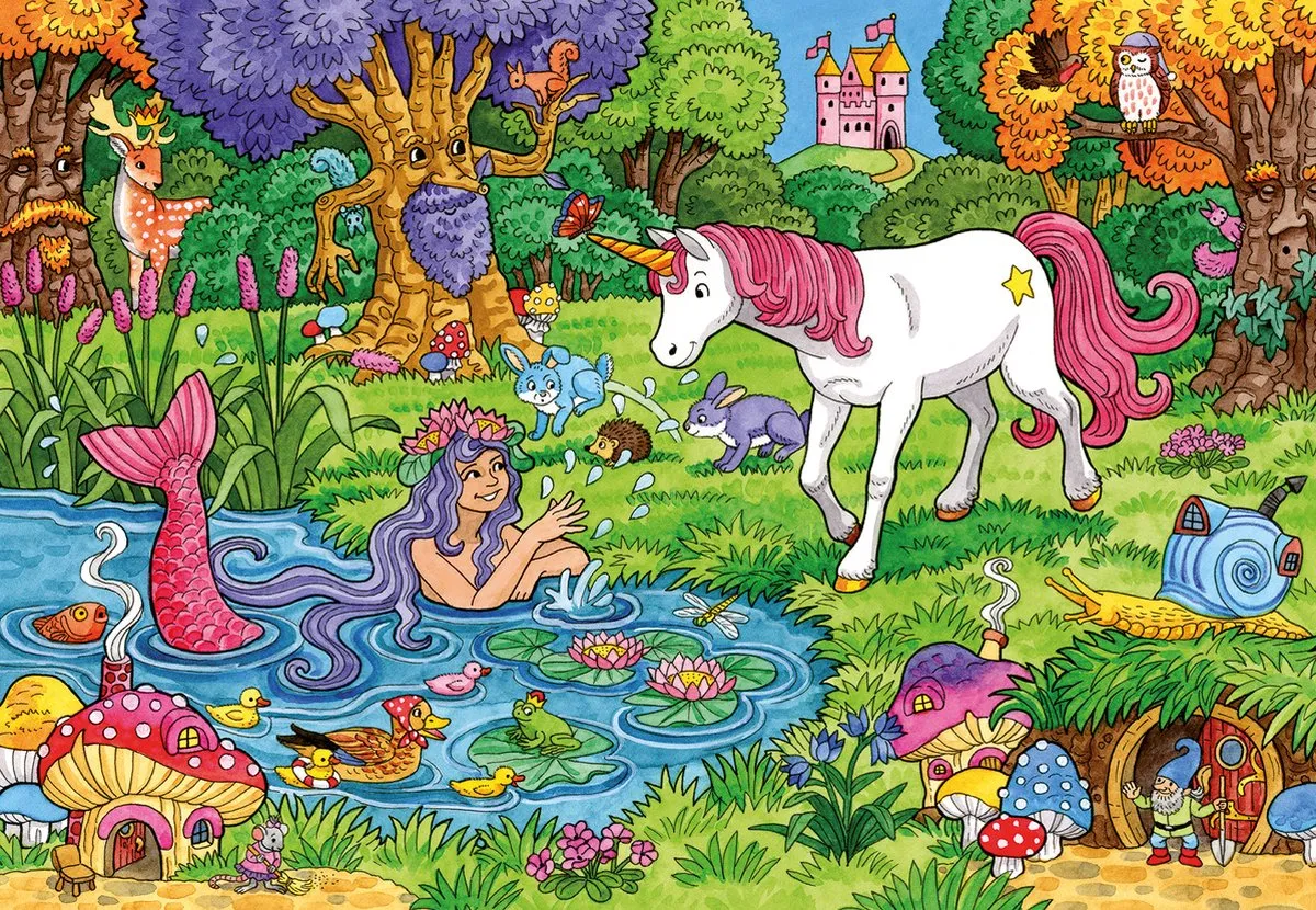 Ravensburger Magisch Bos Puzzels - 24 Stuks - 2x 24 Stukjes