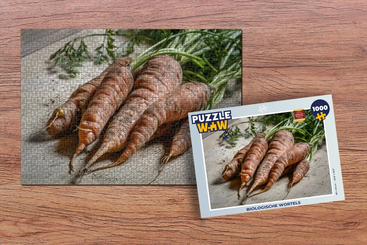 PuzzleWow Biologische Wortels Legpuzzel 1000 Stuks - Multicolor