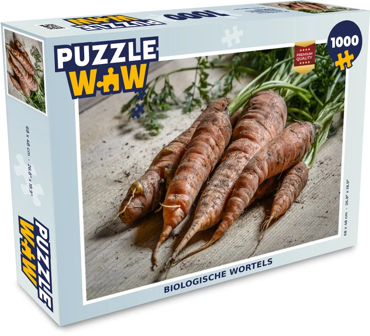 PuzzleWow Biologische Wortels Legpuzzel 1000 Stuks