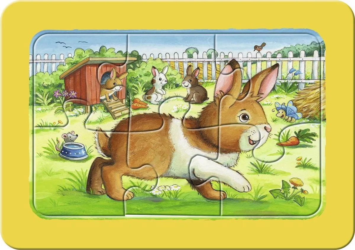 Ravensburger Mijn Dierenvriendjes My First Puzzels 3x6 Stuks - Multicolor - afbeelding 6 van 6