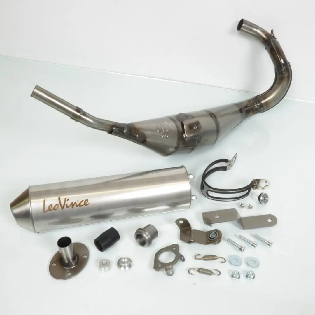 Pot d échappement Leovince pour Moto Derbi 50 Senda Sm X-Treme 2018 3408N / HM