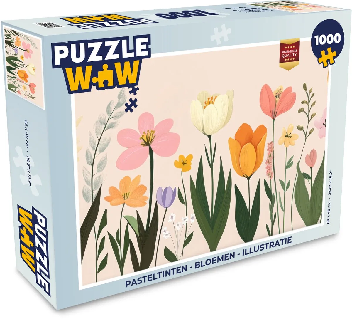 PuzzleWow Bloemen Legpuzzel 1000 Stuks