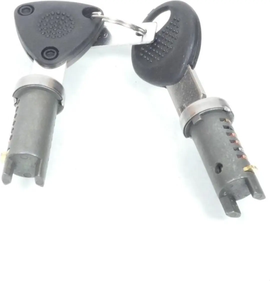 Kit barillet serrure Tecnium pour scooter Piaggio 100 Free 2002 à 2003 Ø13mm