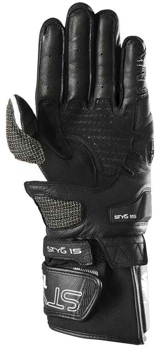 Furygan Styg 15 Motorhandschoenen - XXL - Zomer - Zwart/Wit