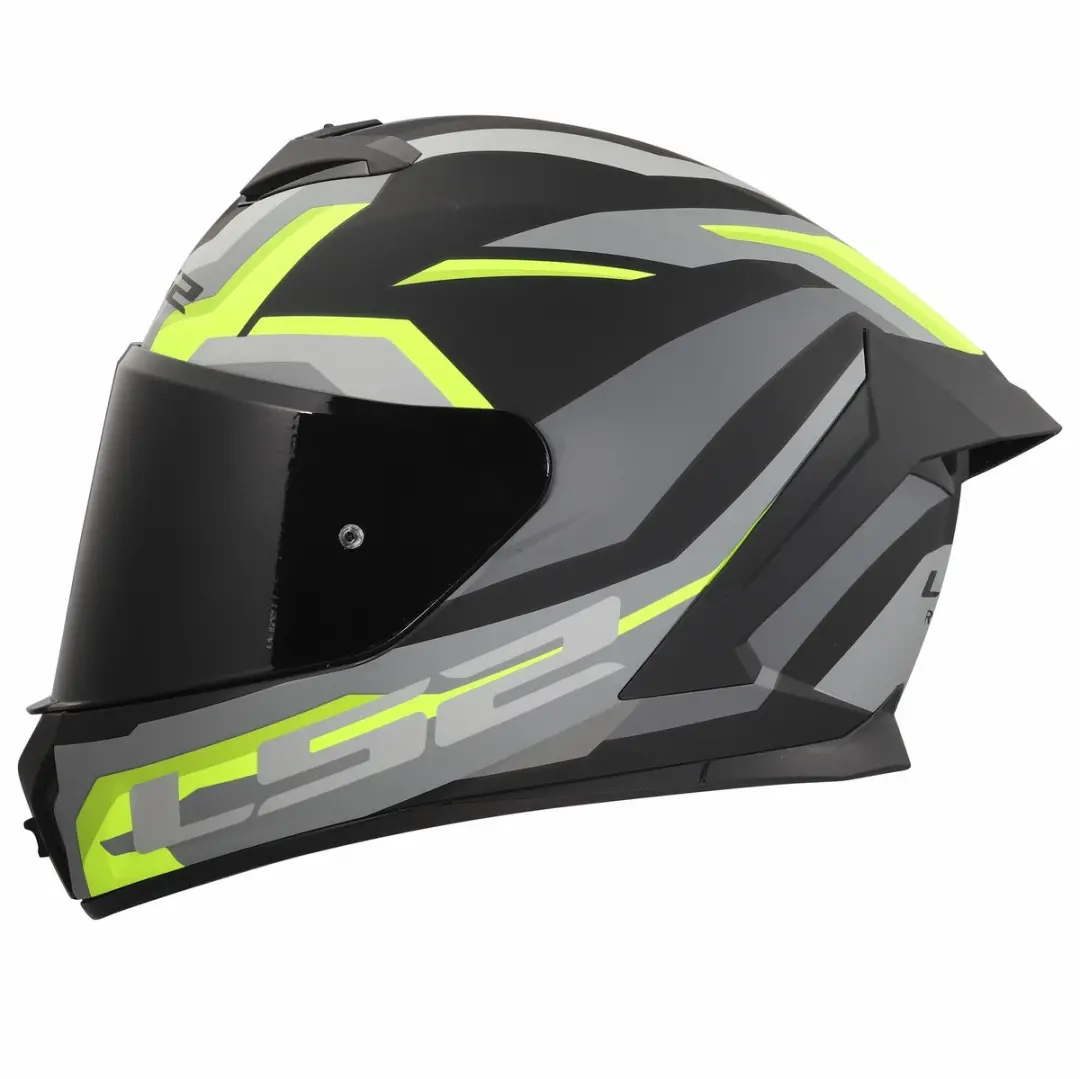 LS2 Rapid III Hyper FF820 Helm - Fluorgeel - Maat XXS