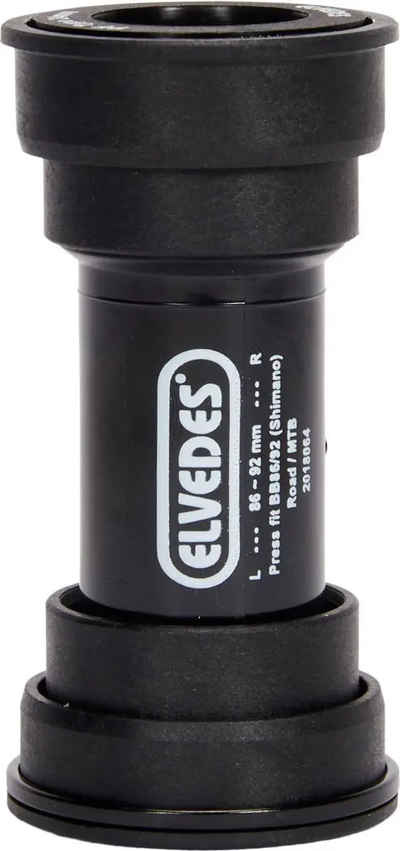 Elvedes Bottom Bracket Shimano Kunststof/staal 86-92 Mm Zwart 24 Mm