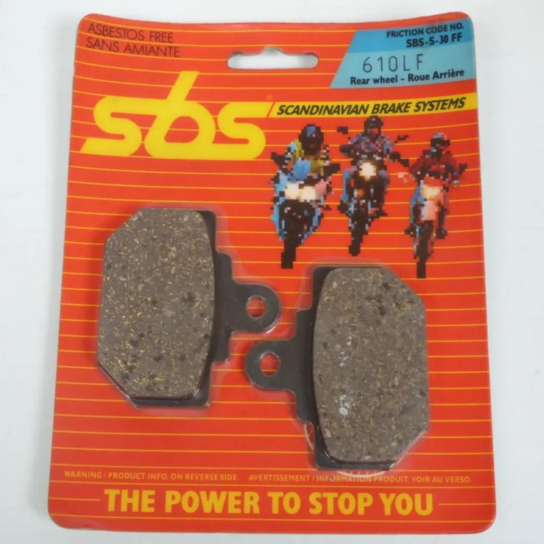 SBS-remblok voor Honda 350 Odyssey buggy 1985 tot 1987 610LF / 610HF nieuw