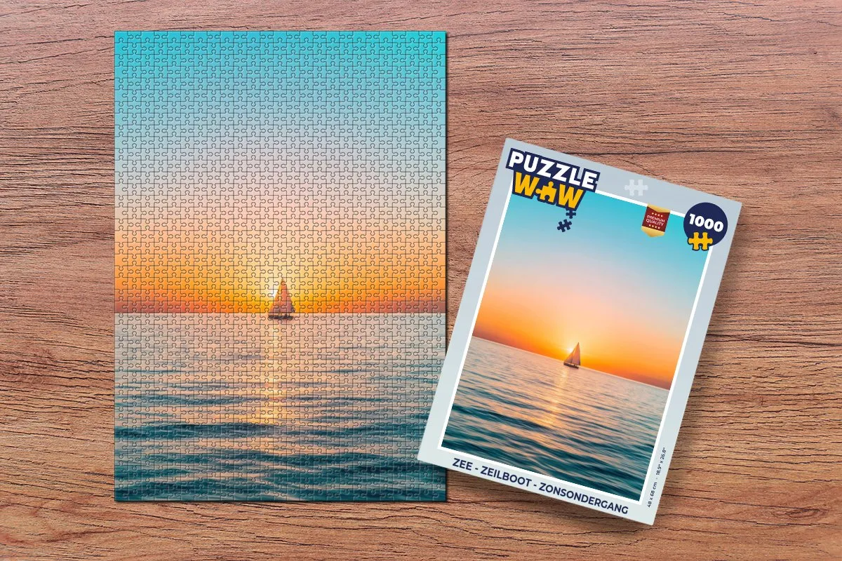 PuzzleWow Zee - Zeilboot Legpuzzel 1000 Stuks