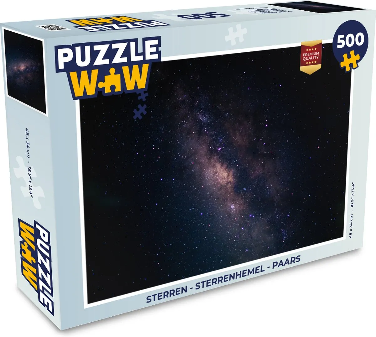 PuzzleWow Sterrenhemel Legpuzzel 500 Stuks - Multicolor