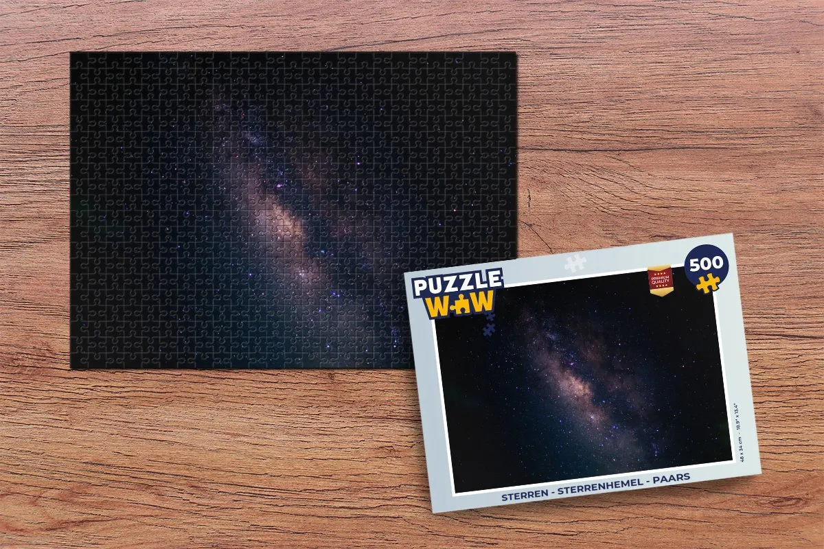 PuzzleWow Sterrenhemel Legpuzzel 500 Stuks - Multicolor