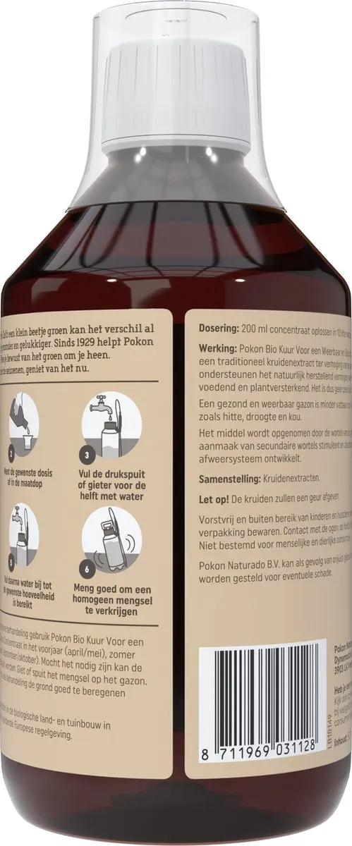 Pokon Bio Kuur Gazon 500ml - afbeelding 3 van 6