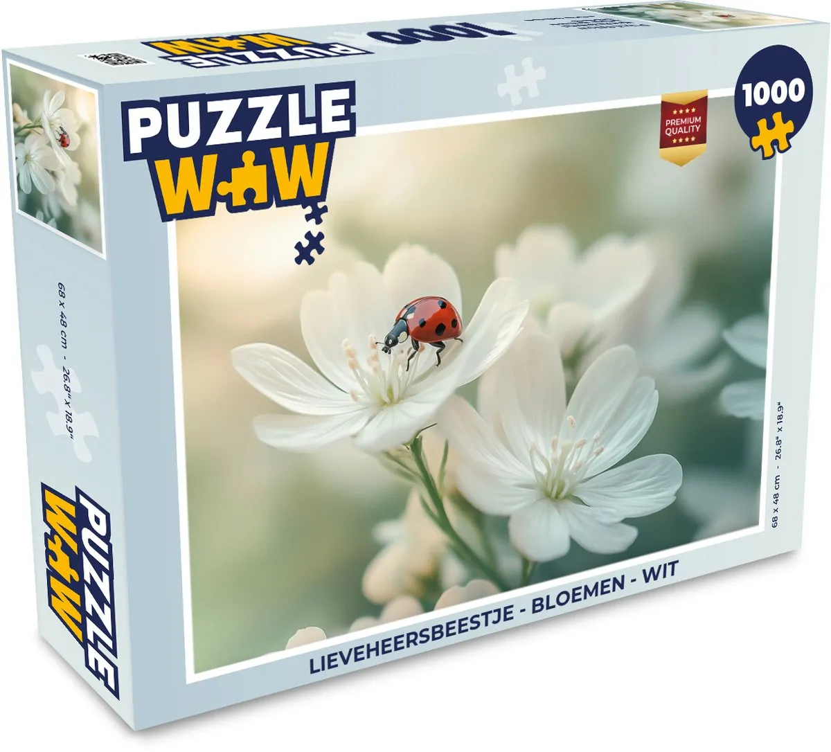 PuzzleWow Lieveheersbeestje Legpuzzel 1000 Stuks