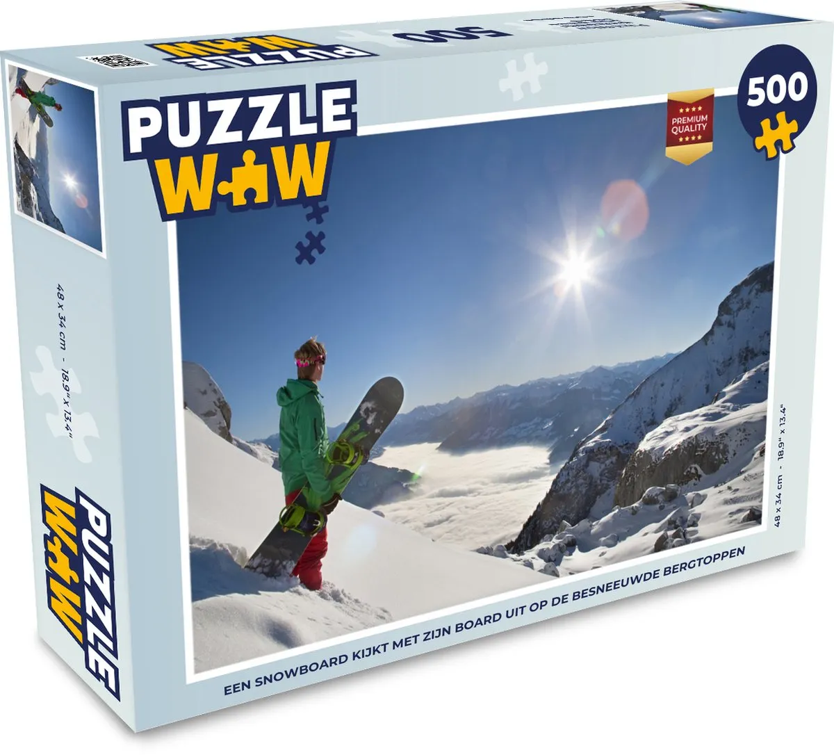 PuzzleWow Legpuzzel 500 Stuks