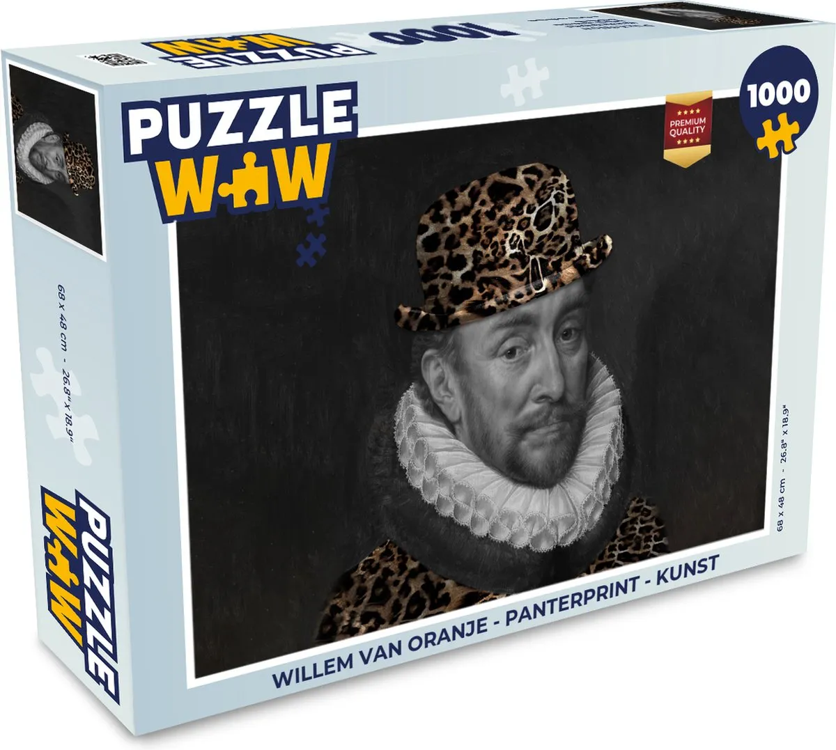 PuzzleWow Willem van Oranje Legpuzzel 1000 Stuks