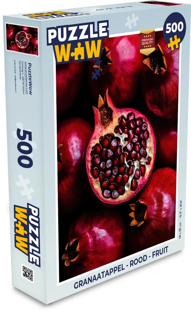 PuzzleWow Granaatappel Legpuzzel 500 Stuks