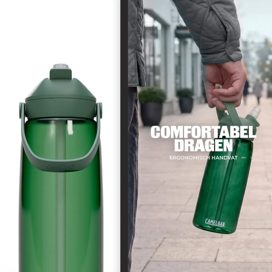 CamelBak Thrive Flip Straw CB2852302001 Waterfles 1L - Groen - afbeelding 2 van 6
