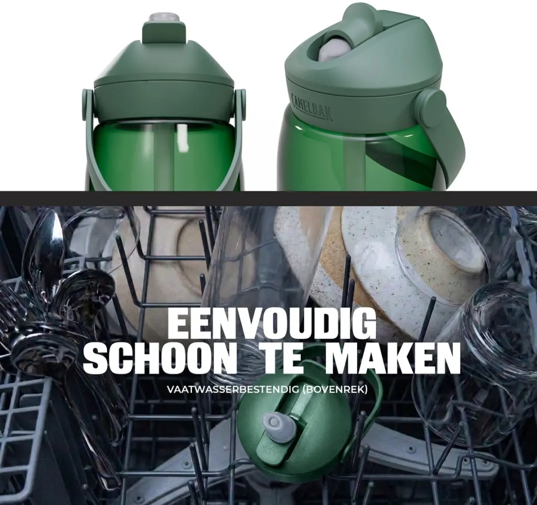 CamelBak Thrive Flip Straw CB2852302001 Waterfles 1L - Groen - afbeelding 6 van 6