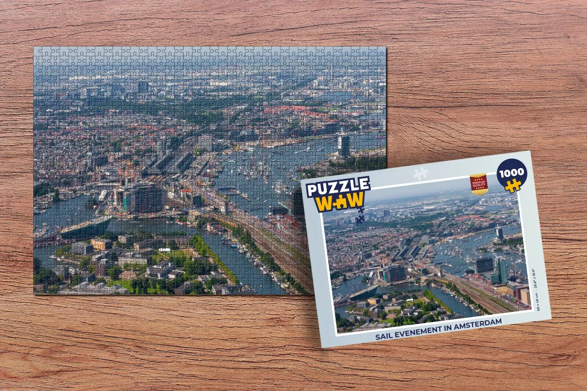 PuzzleWow Legpuzzel 1000 Stuks - Multicolor