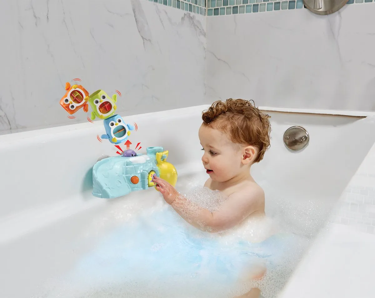 VTech Stapel & Plons Pinguïns - Badspeelgoed - Multicolor
