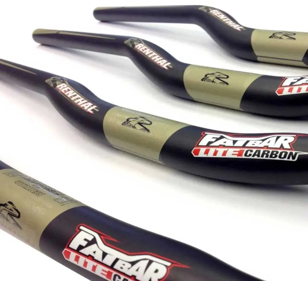Renthal Fatbar Lite V2 Carbon Rise Stuur 20mm - 31.8mm x 760mm - Goud - afbeelding 3 van 5