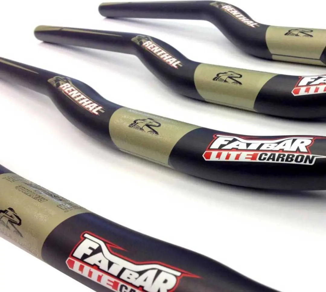 Renthal Fatbar Lite V2 Carbon Rise Stuur 20mm - 31.8mm x 760mm - Goud - afbeelding 2 van 5
