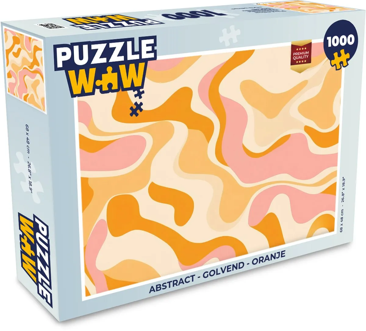 PuzzleWow Abstract Golvend Legpuzzel 1000 Stuks