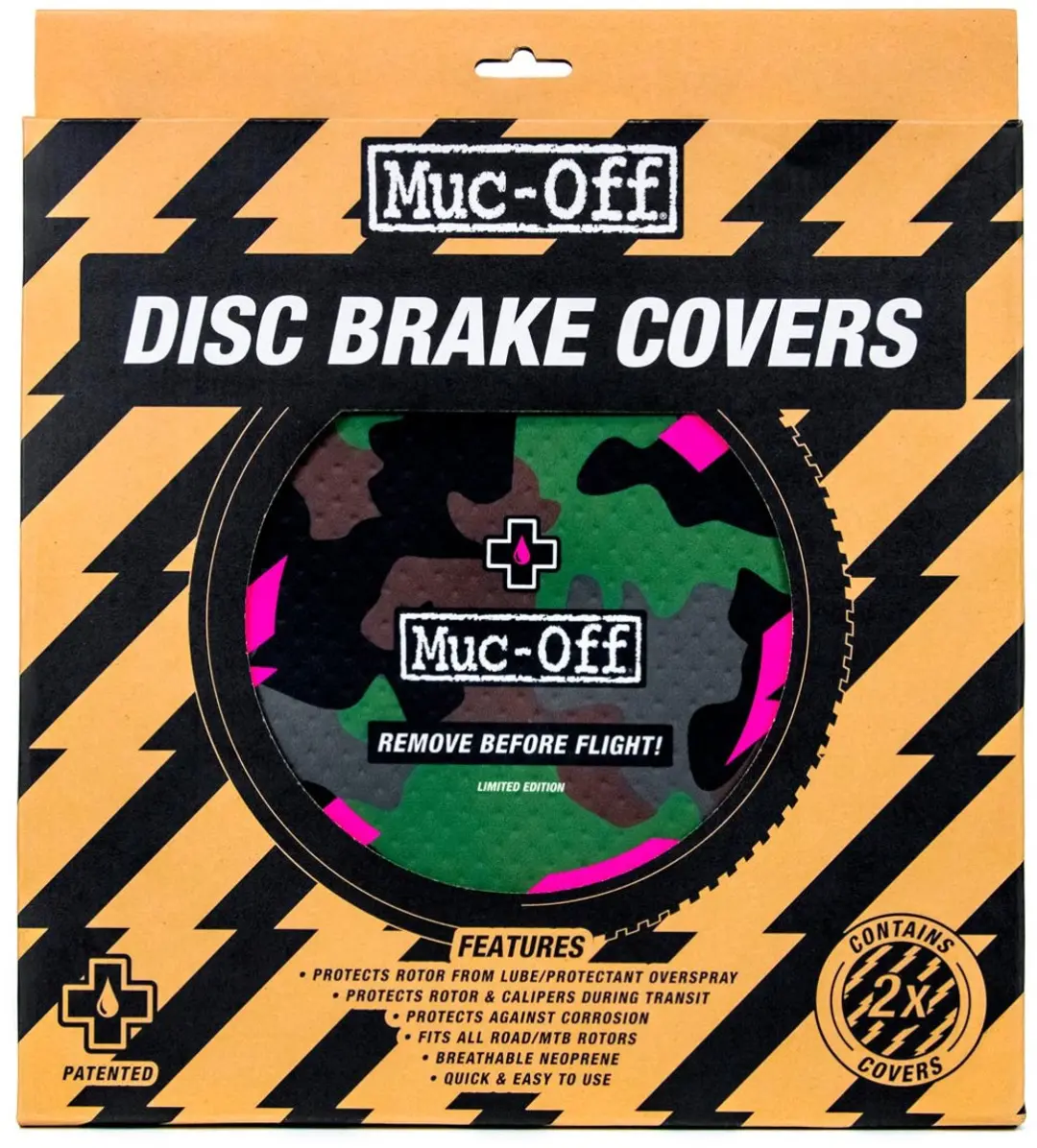 Muc-Off Schijfrem Cover 2 Stuks - Groen/Blauw Camo - afbeelding 5 van 6